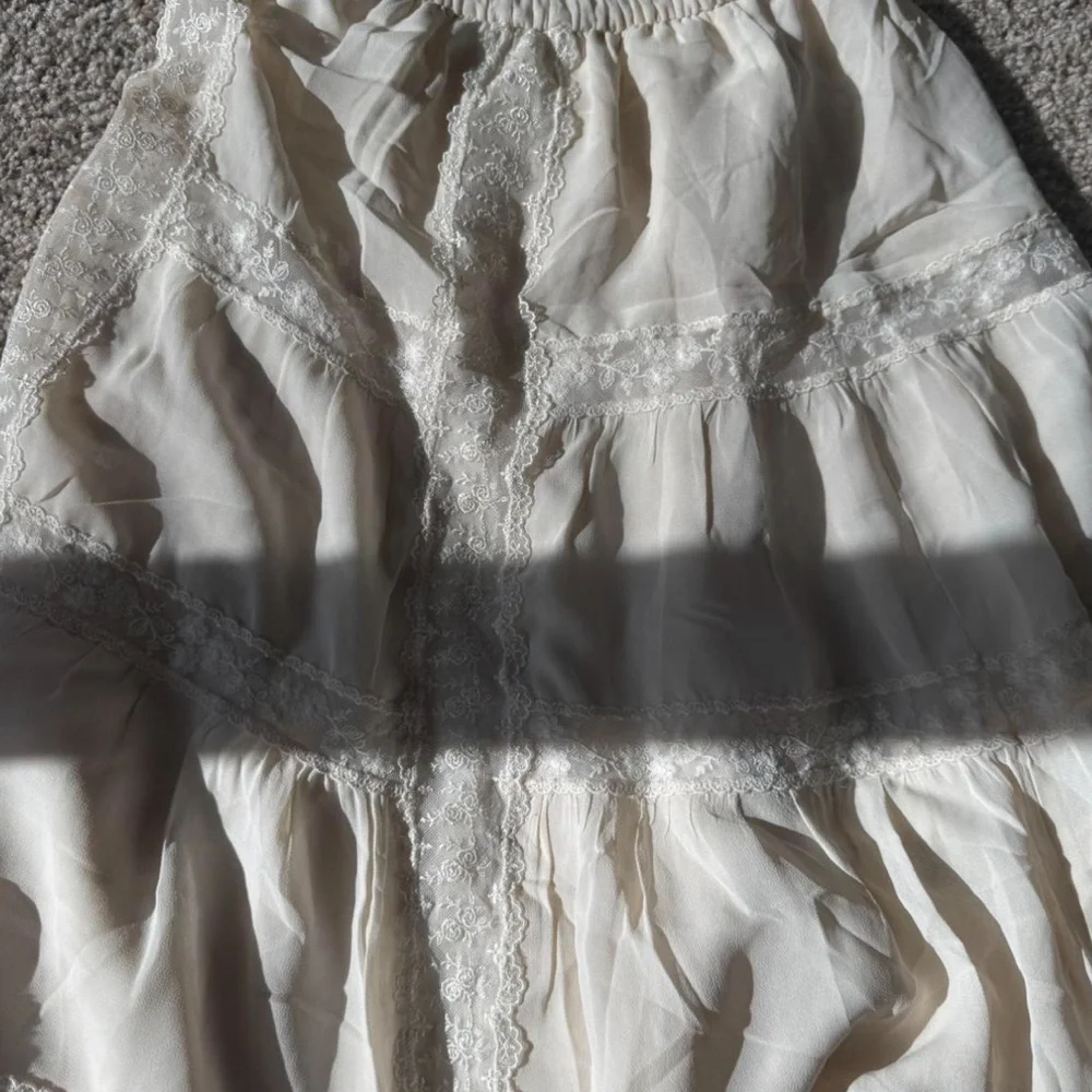 Reformation Cream Maxi Skirt - Picture 5 of 6